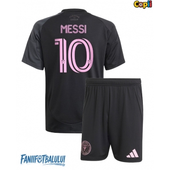 Inter Miami Lionel Messi #10 Echipament de Fotbal Replică 2025-26 Copii Deplasare (+ Șorturi)